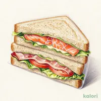 カフェサンド（スモークサーモン＆ベーコン） 1パック