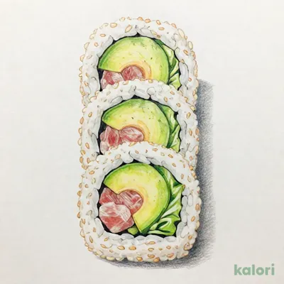 まぐろアボカドタルタルＲＯＬＬ 4切