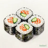 サーモンと鮭とろの太巻 4切