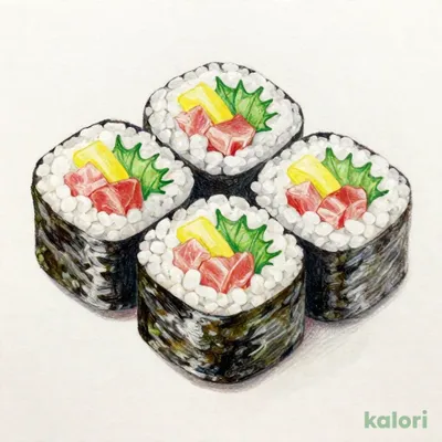 大葉香る！とろたく太巻 4切