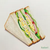Egg, Ham, and Vegetable Sandwich, 1 Pack
