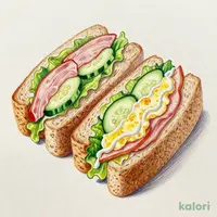 カフェサンド（ハム＆たまご） 1パック
