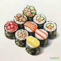 四種の華やか手巻寿司 8本