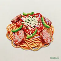 完熟トマトソースで炒めたナポリタン 1パック