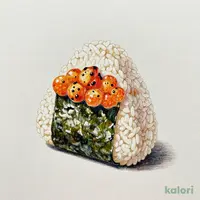 Hand-Rolled Rice Ball with Grilled Cod Roe