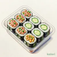 細巻三色（ねぎとろ・かっぱ・納豆） 9切