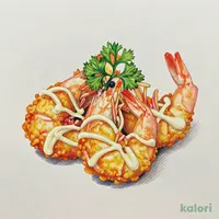 店内手揚げの大海老マヨ 1パック