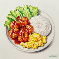 濃厚！海老のチリソース丼 1パック