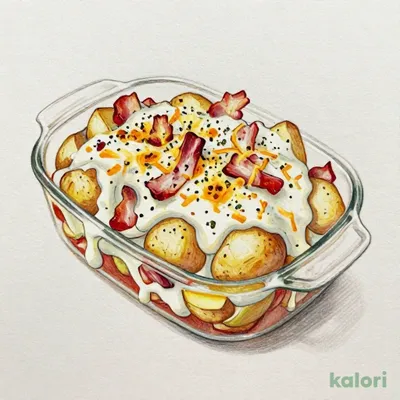 Potato and Bacon Gratin