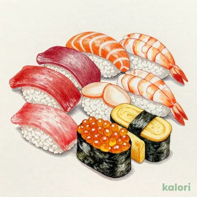 贅沢ご馳走にぎり寿司(本まぐろ中とろ・赤身入) 10貫＋玉子焼