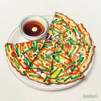 にらだく!イカチヂミ 4切