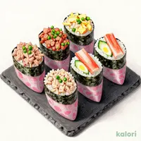 四種の華やか手巻寿司