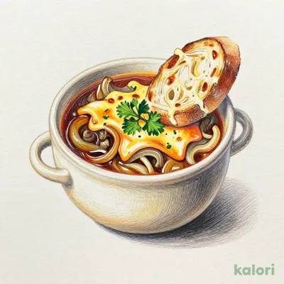 "じっくり炒めた玉ねぎの旨み"オニオングラタンスープ【単品】