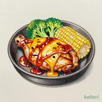 "アメリカン"グリルチキンステーキ【デミチーズ】