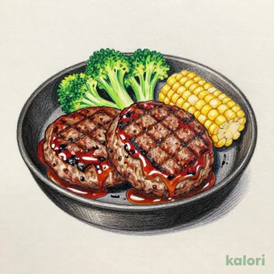 100% Beef Dangan Hamburger Steak