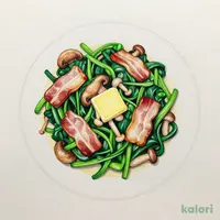 ほうれん草とベーコンのバターソテー