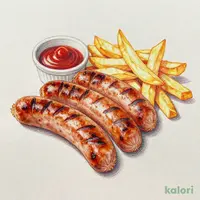 Sausage and French Fries