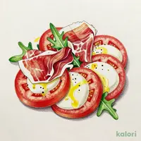Prosciutto, Tomato & Mozzarella Caprese