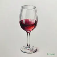はこだてワイン 赤 グラス