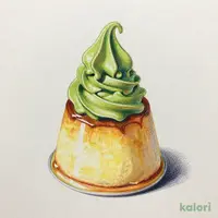 Hokkaido Milk Catalana Soft Serve (Uji Matcha)