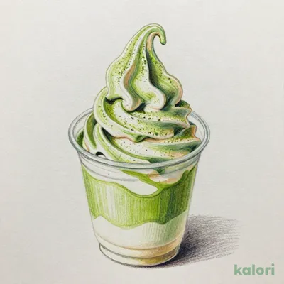 北海道牛乳ソフト（宇治抹茶）