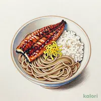 柚子切りそばとミニうな丼