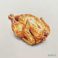 Deep-Fried Half Young Chicken