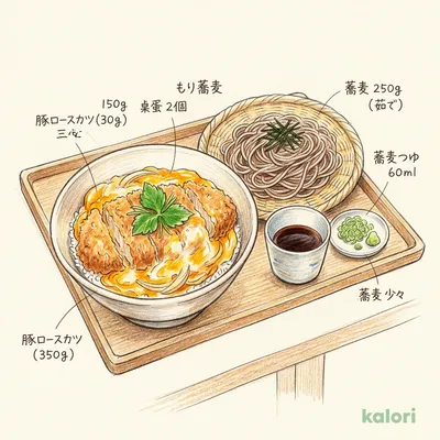 かつ丼＆もり蕎麦セット
