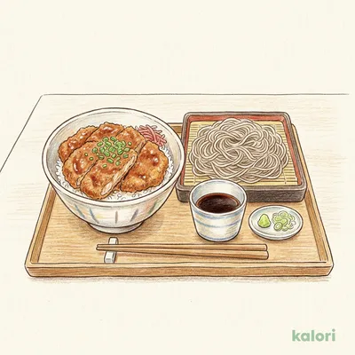 新潟タレかつ丼（5枚）もり蕎麦セット