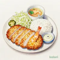 ロース&海鮮ミックスフライランチ