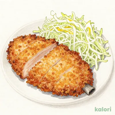 大麦仕上三元豚 厚切りリブロースかつランチ