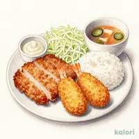 海老ミックスランチ