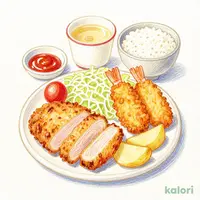 お子様とんかつ御飯