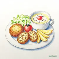 お子様コロッケ御飯