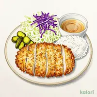 一口ひれかつ御飯(小)