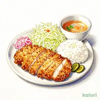 おろしひれかつ御飯
