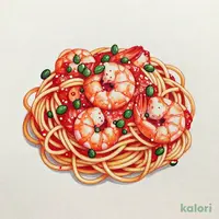 Barillaエビとケッパーのトマトソース