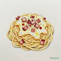 Barillaスモークベーコンのチーズソース
