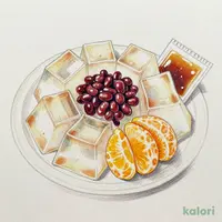 あんみつ北海道産小豆使用つぶあん別添
