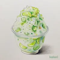 Muscat Flavored Fruit Ice