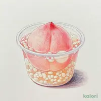 Peach Jelly with Kuzu Starch