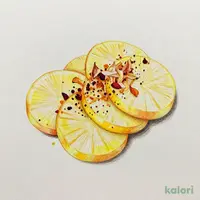 Wabisaisai Sliced Takuan (Pickled Daikon) with Plum and Bonito