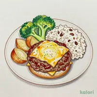 チーズハンバーグとミートドリア