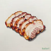 Sliced Pork Belly Char Siu