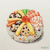 五目ちらしの素