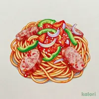 大盛りナポリタン