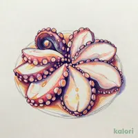 Vinegared Octopus with Plum Vinegar