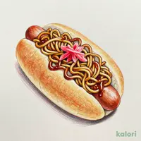 Yakisoba Pan (Fried Noodle Sandwich)