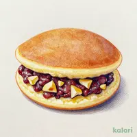 栗粒入りどら焼き