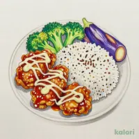 チキン南蛮と炊き込みご飯